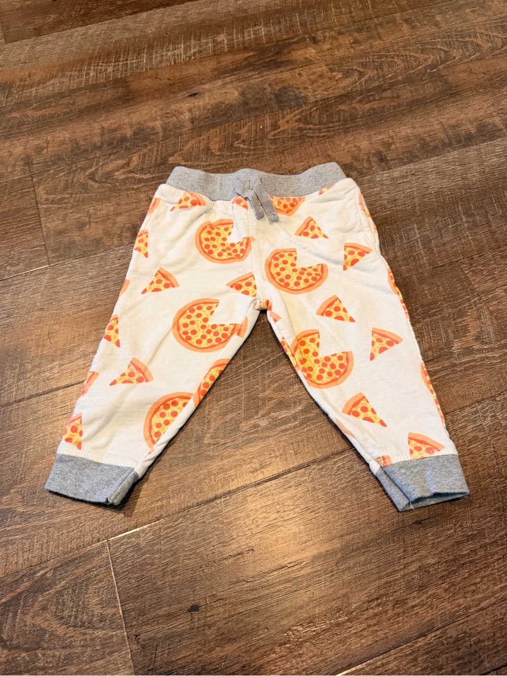 Monica + Andy Pizza Print Jogger Pants Toddler Size 18-24 Months